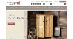 Desktop Screenshot of americancountryhomestore.com